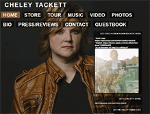 Tablet Screenshot of cheleytackett.com